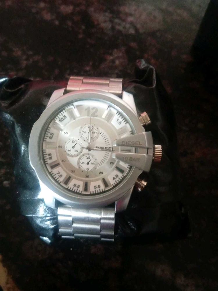 Diesel Silver Watch