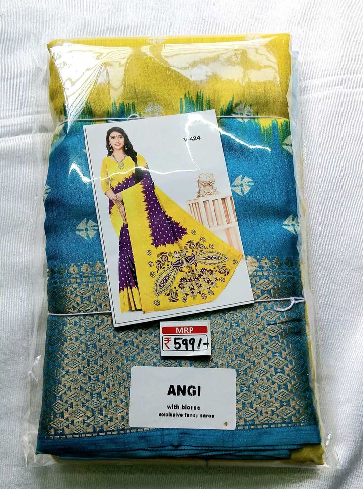 New Badhani Dola Silk Saree With Blouse For Women