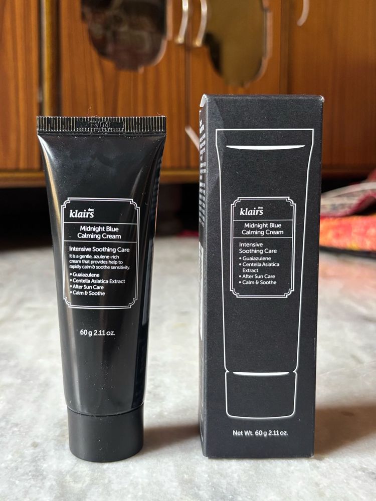klairs midnight blue calming cream korean