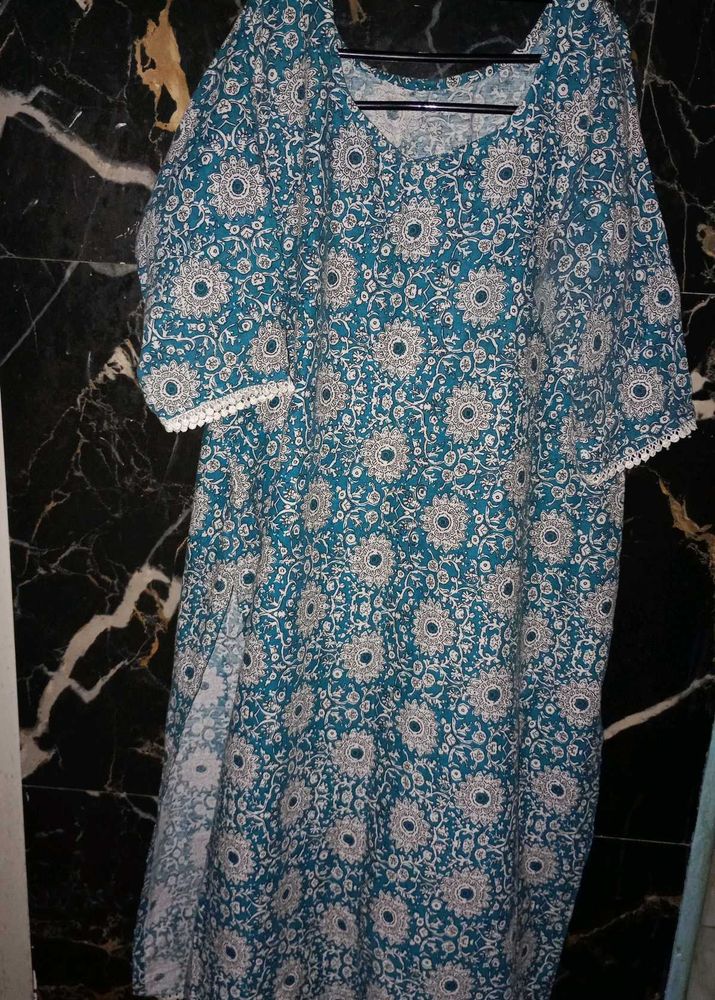 Floral Print Kurta