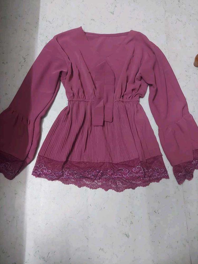 Elegant Bell Sleeve Top