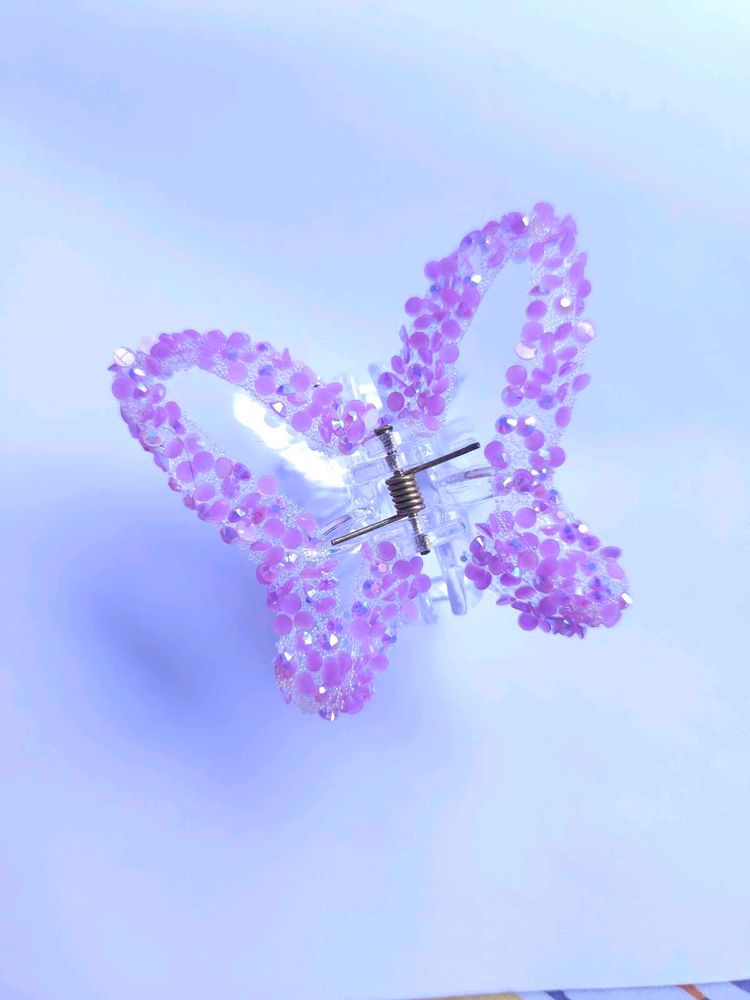 Purple Dainty Butterfly Claw Clip🦋