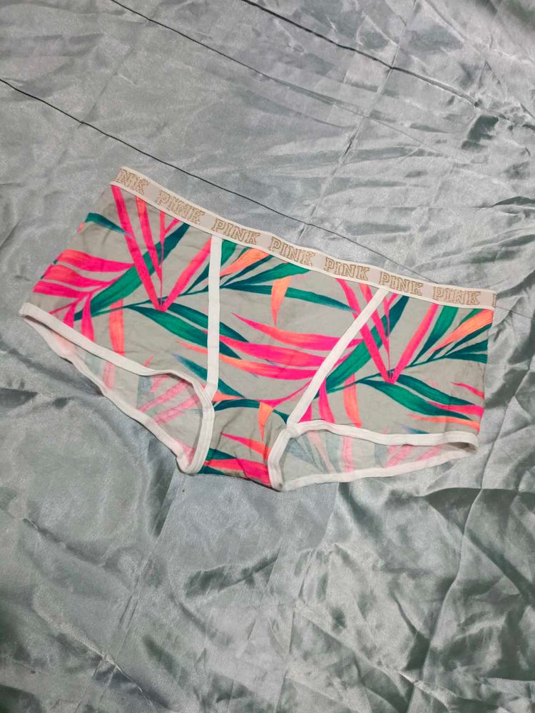 PINK Tropical Print Briefs
