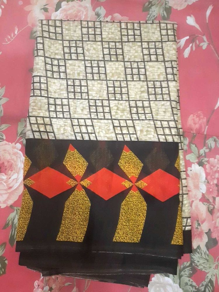Elegant Printed Saree