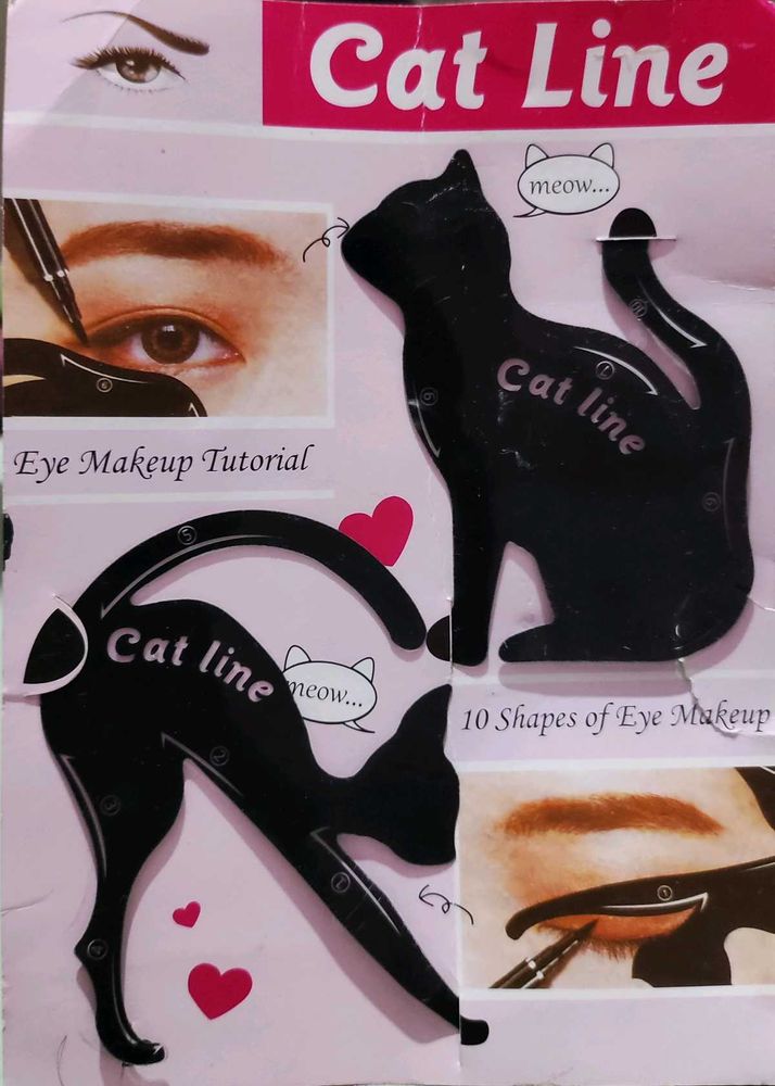 Generic 2Pcs/Set New Cat Line Eye Makeup Eyeliner