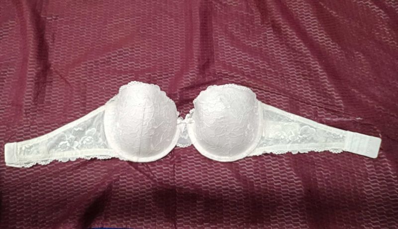 White Lace Bra