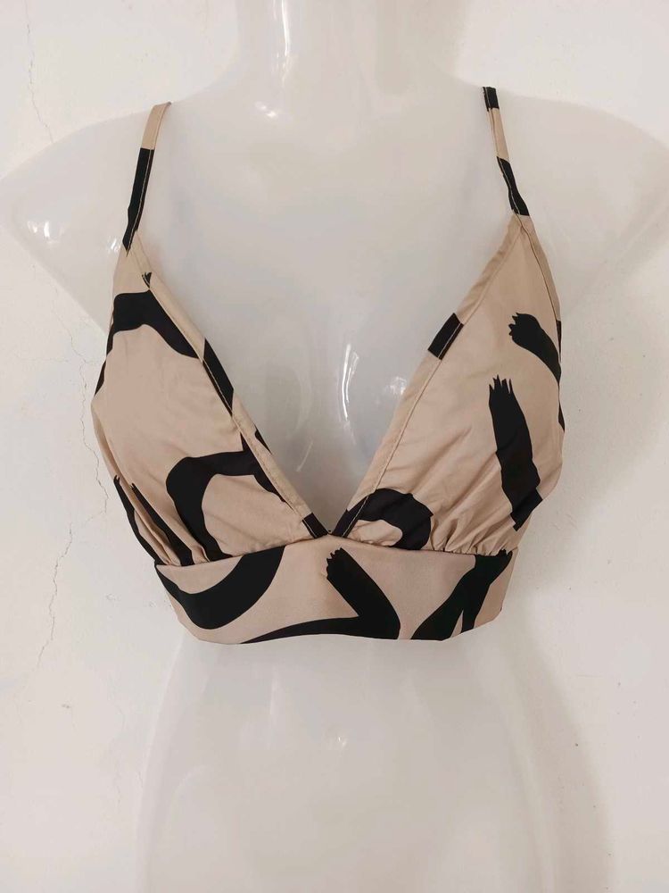 Patterned Bikini Top