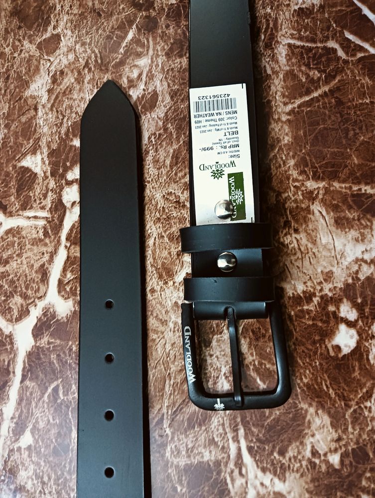 Woodland Men&#39;s Belt 2 Piece Combo