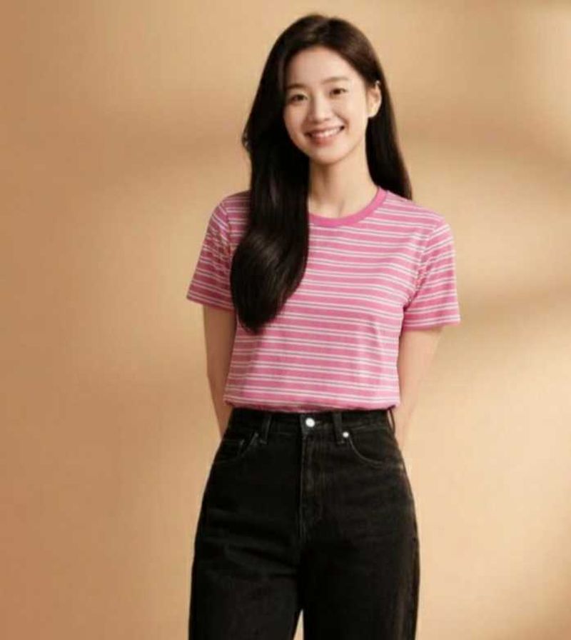 Striped Pink Tee