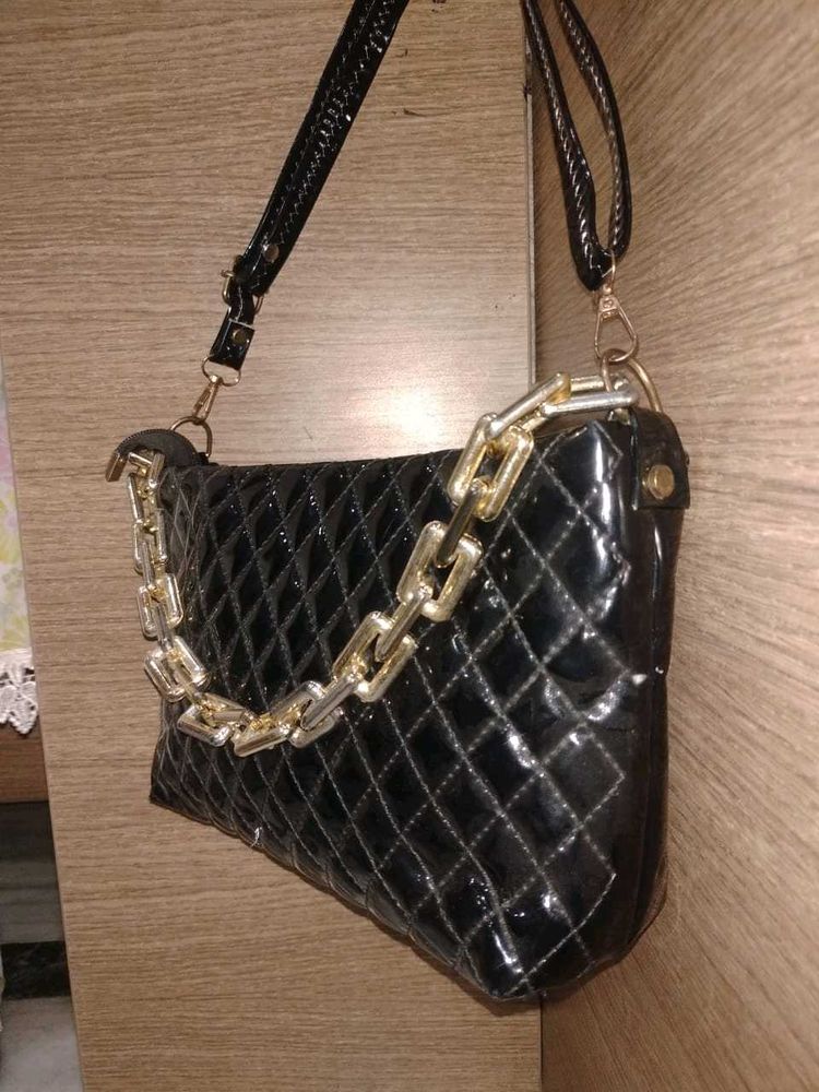 Chic Black Shoulder Bag