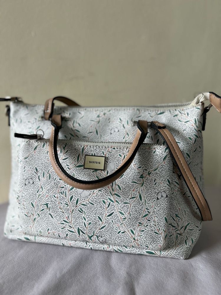 Parfois Floral Print Satchel Bag
