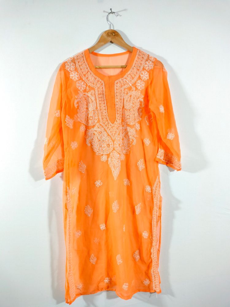 Coral Embroidery Casual Kurta (Women&#39;s)
