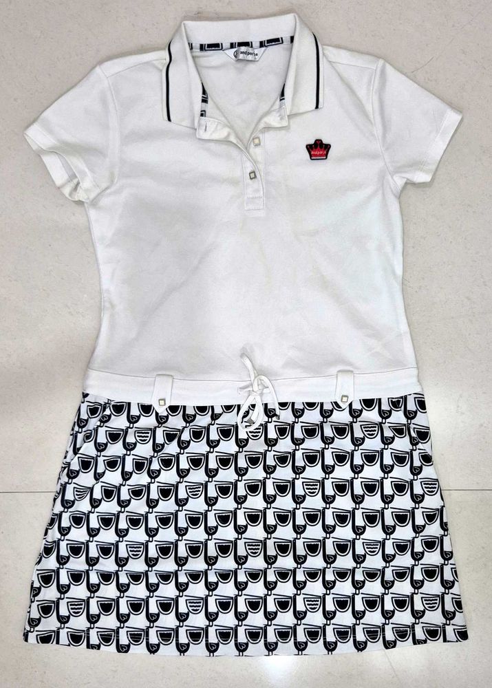 White Polo Dress