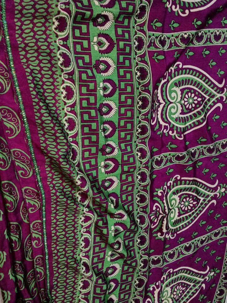 Purple Colour Saree