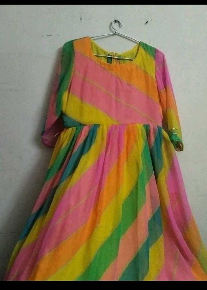 Beautiful Festive Wear Anarkali Set