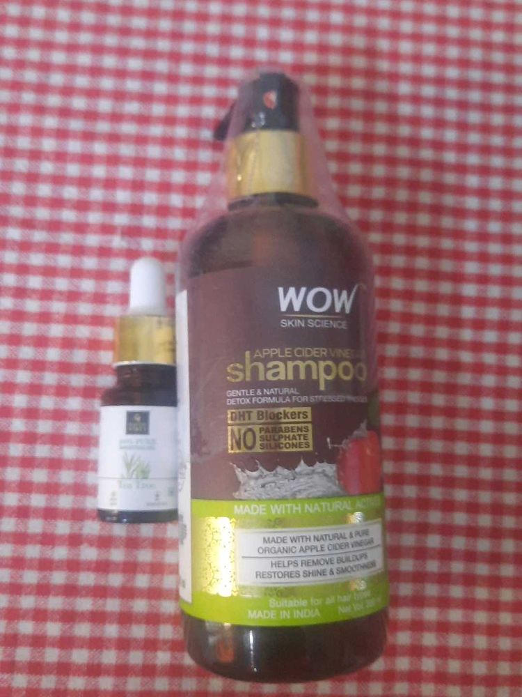 WOW Apple Cider Vinegar Shampoo Set