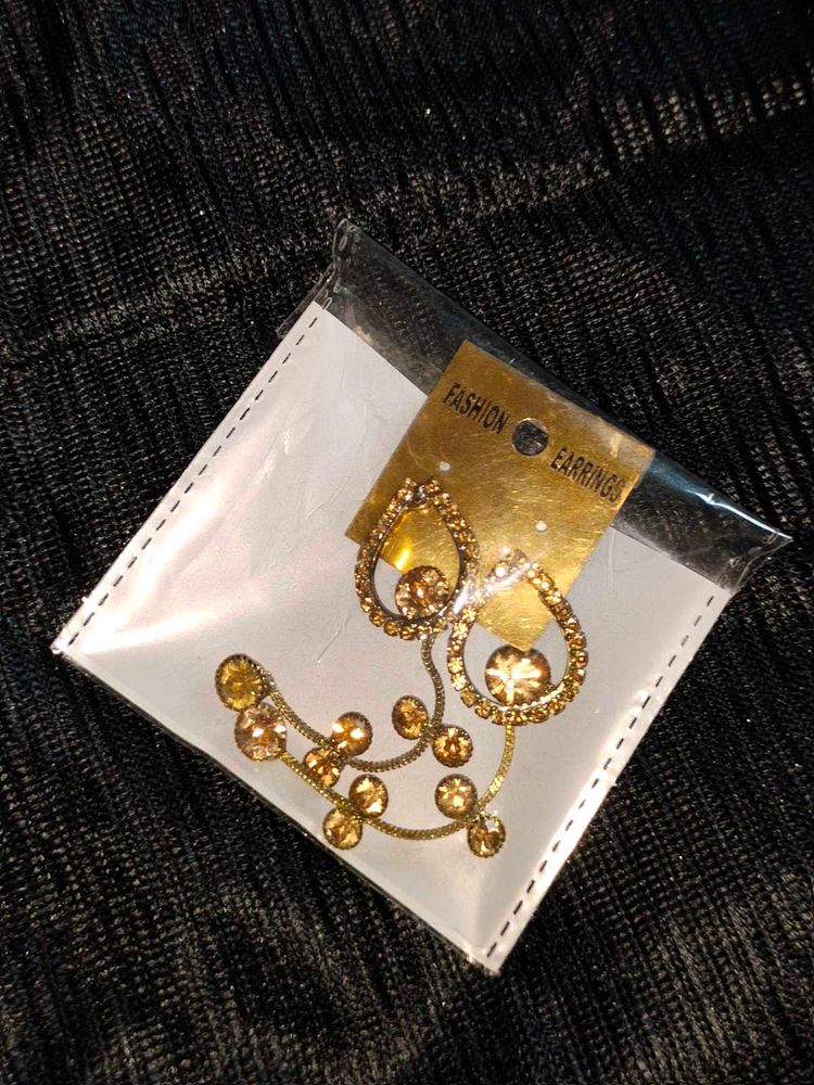 Vintage Rhinestone Earrings