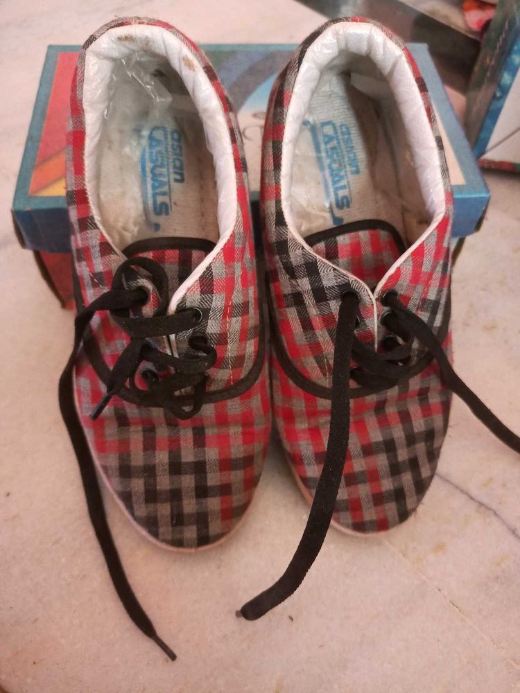 Casual Plaid Shoes
