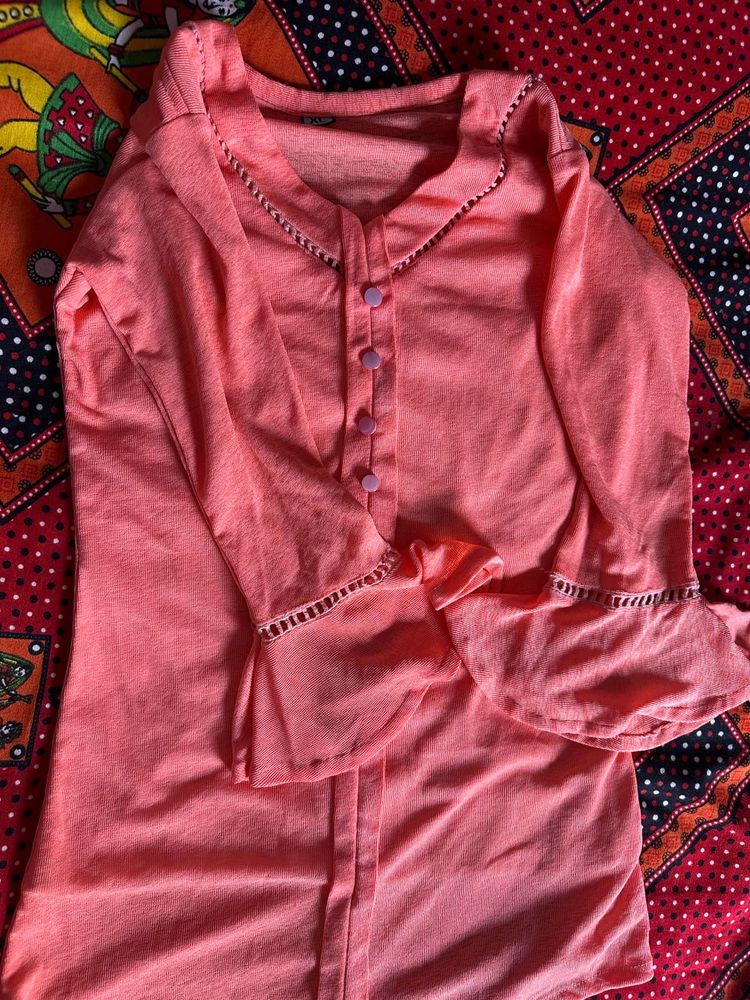 Coral Bell Sleeve Top