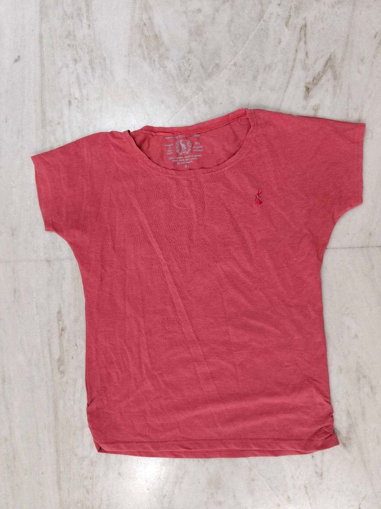 Coral Colour Tshirt