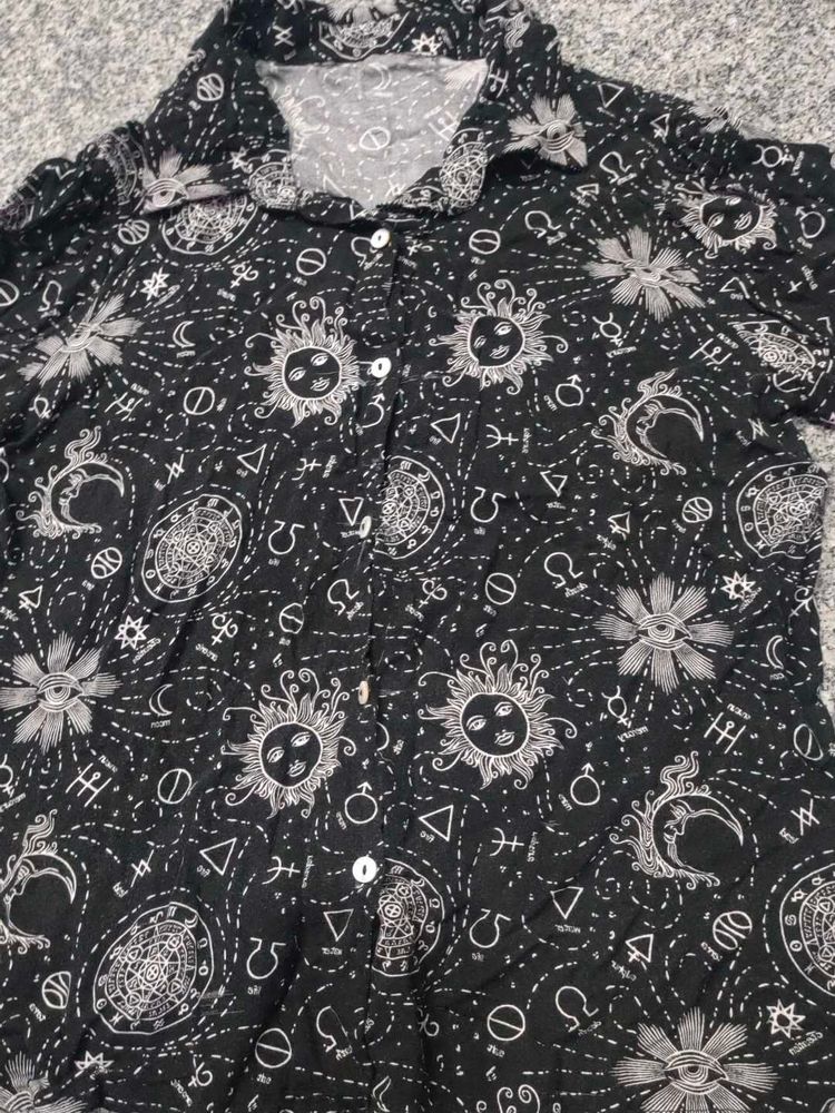 Celestial Button-Up Shirt