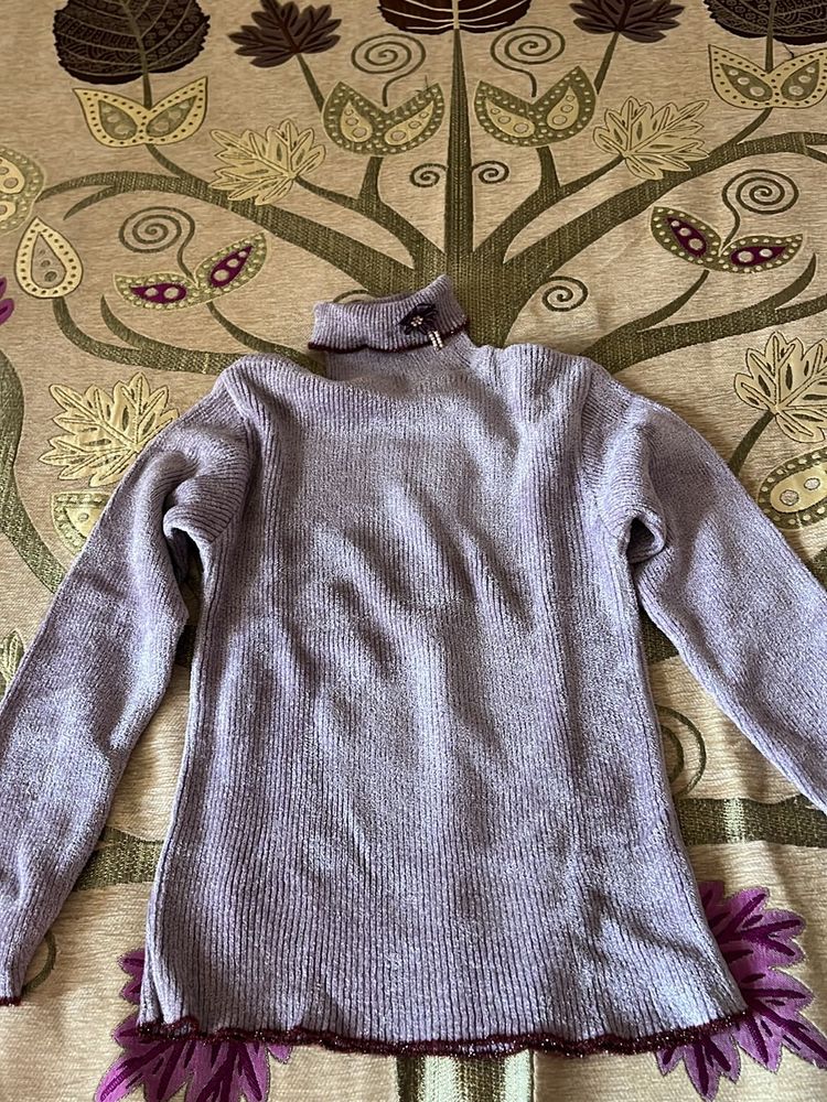 Partywear Sweater High neck For Women