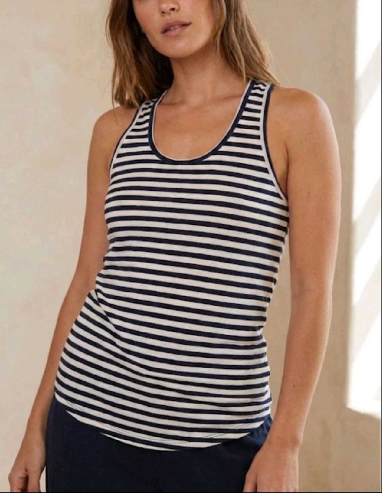 Striped Racer Back Tank Top