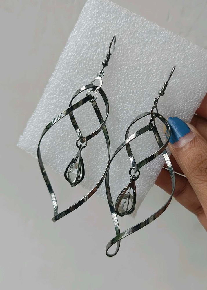 Dangle Spiral Earrings