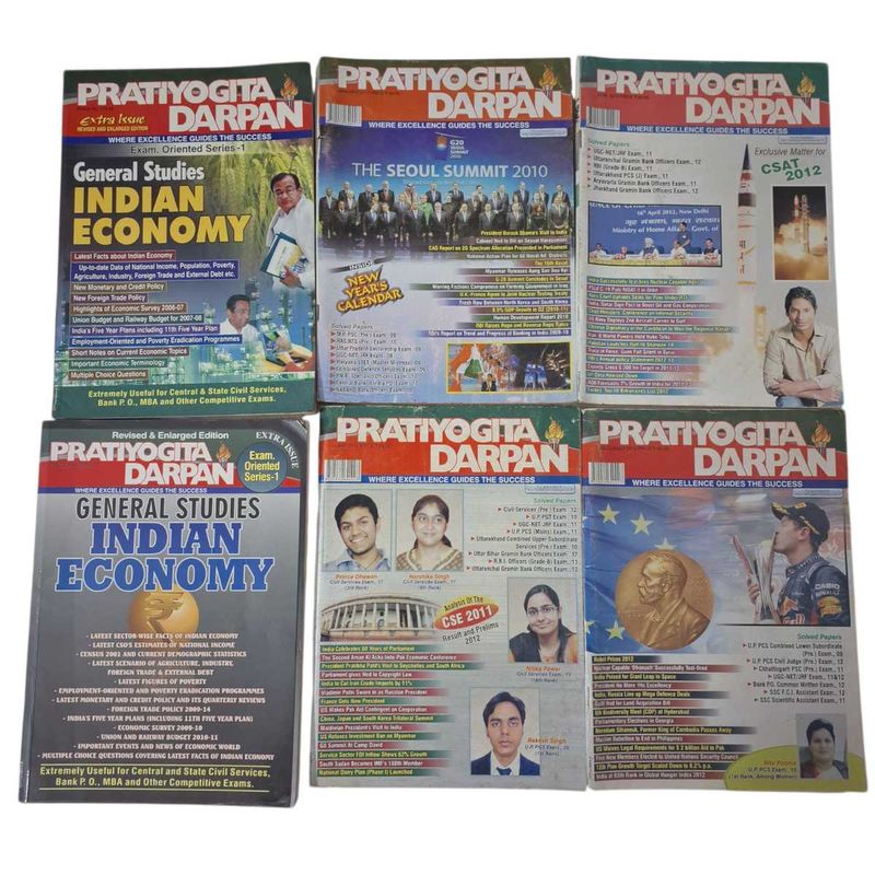 6 Pratiyogita Darpan Civil Service Book Set