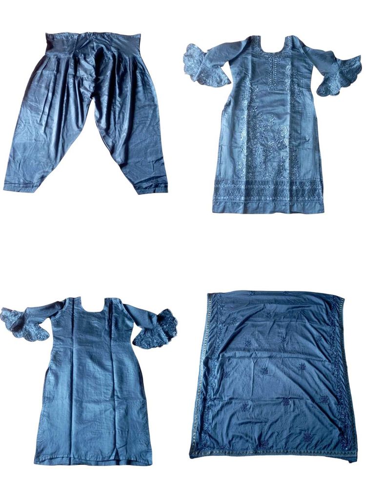 Elegant Embroidered Kurta Salwar Suit Set