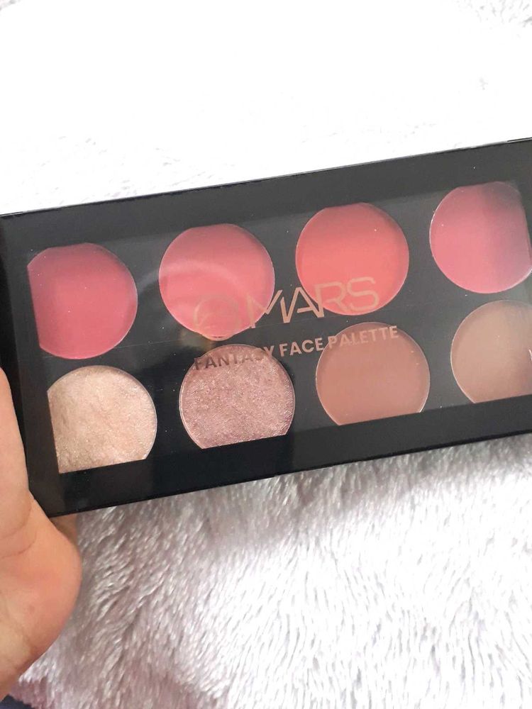 MARS Fantasy Face Palette for Makeup with Blushes,