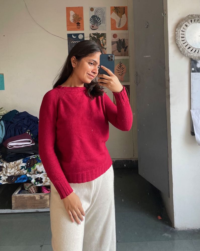 Red Pullover Sweater