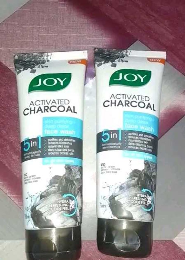 Joy Activated Charcoal Face Wash