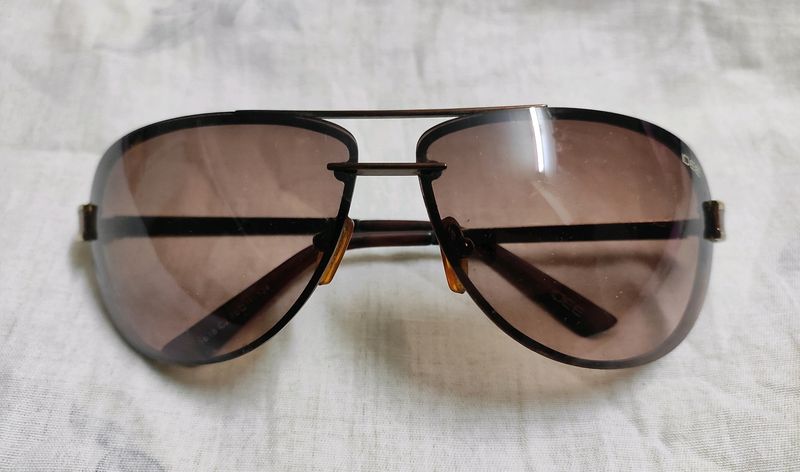 🕶️ Original IDEE Sunglass || Metal Body || Brown Tinted Glass