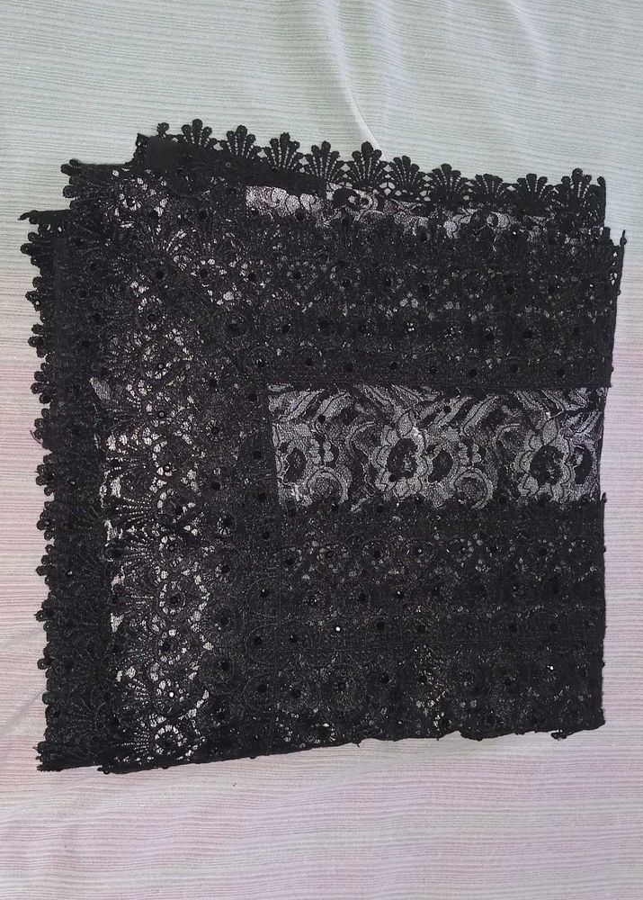 Heavy Embroidery Net Saree