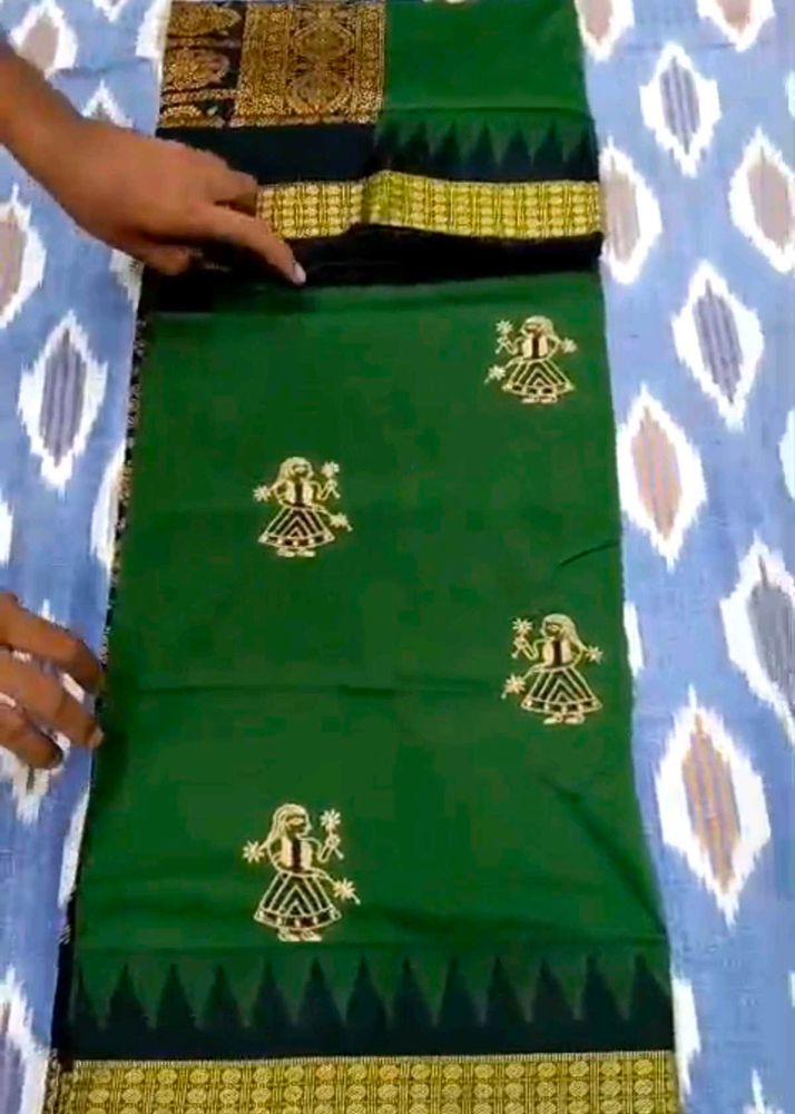 Green Ethnic Saree