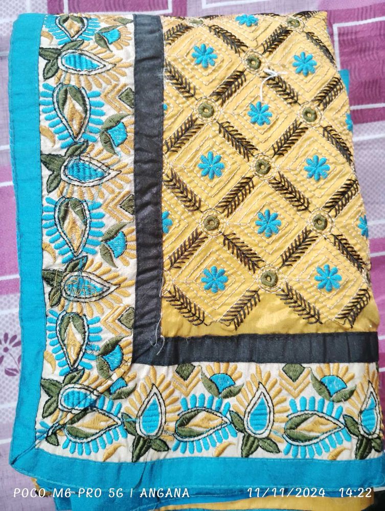 Embroidered Saree