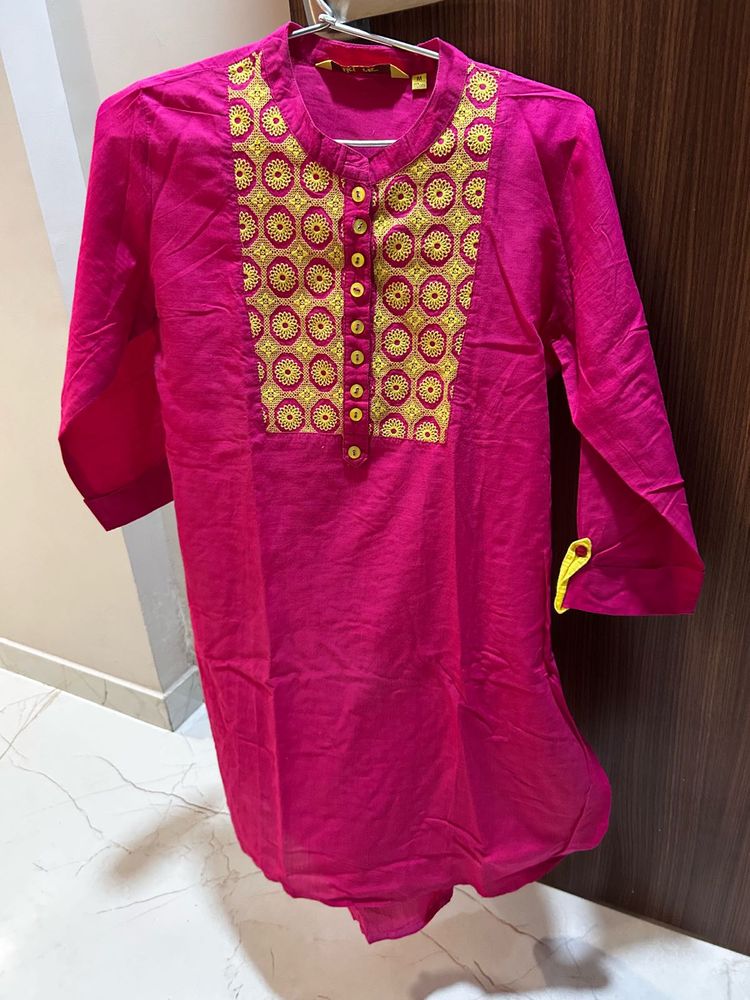 Rose Pink Kurti