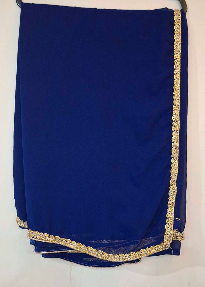 Elegant Blue Saree