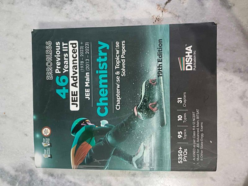 Errorless chemistry PYQ Book For Jee