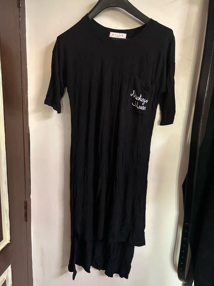 Black Mickey Mouse Dress