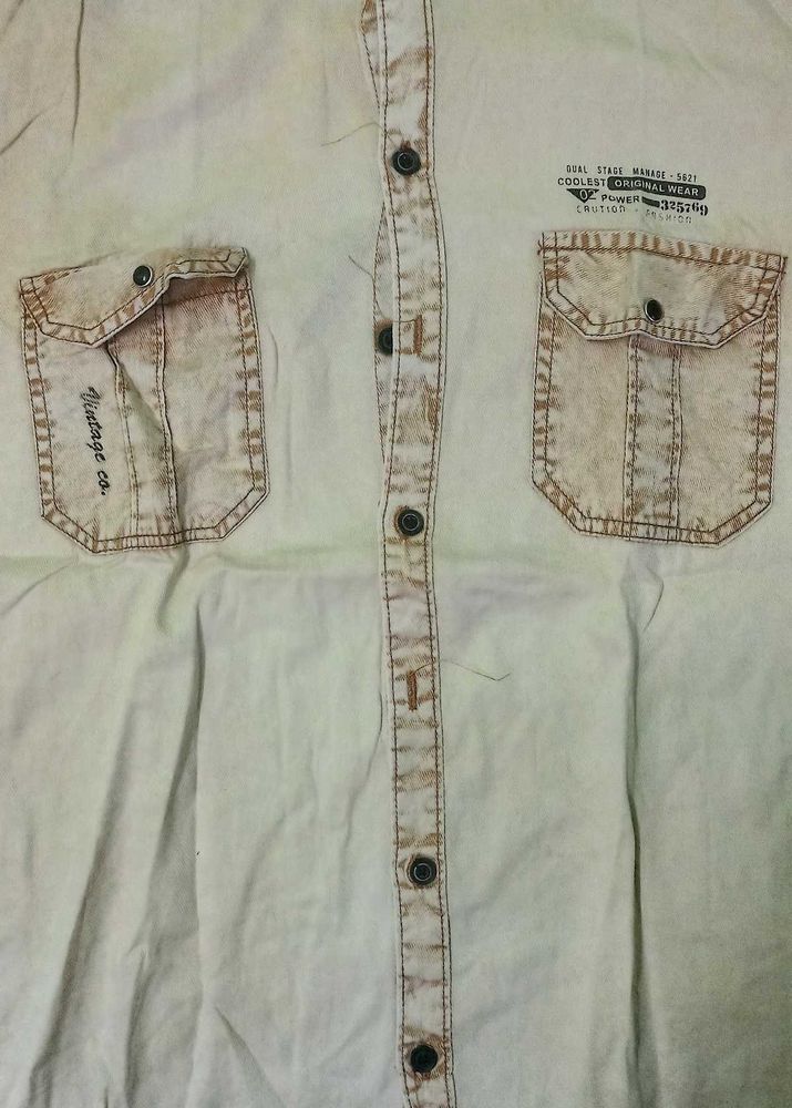 Vintage Co. Denim Shirts Combo Of 4