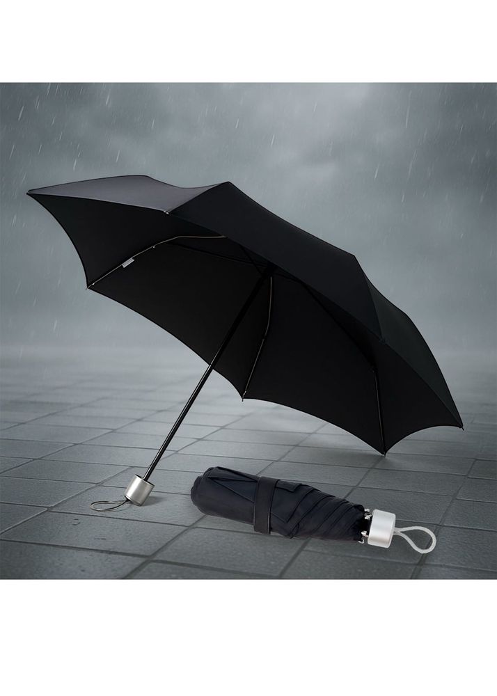 Compact Black Umbrella