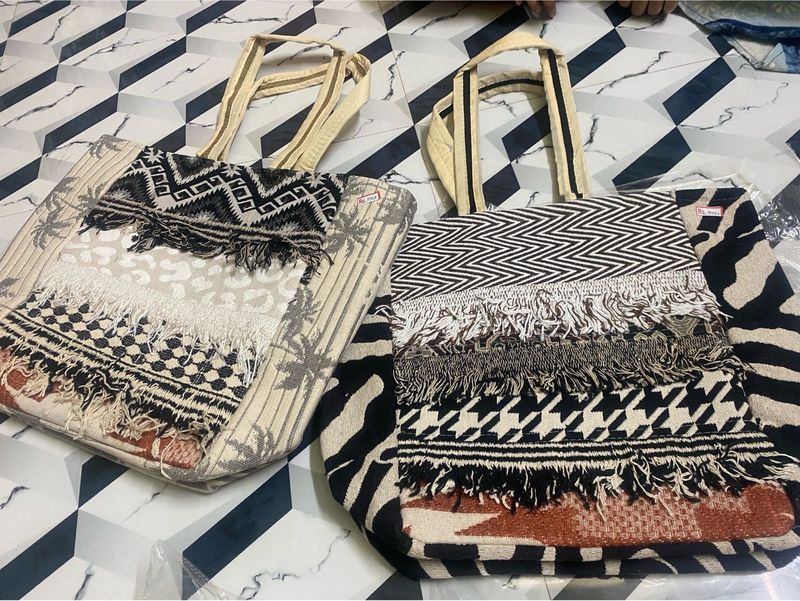 Boho Chic Tote Bag Set