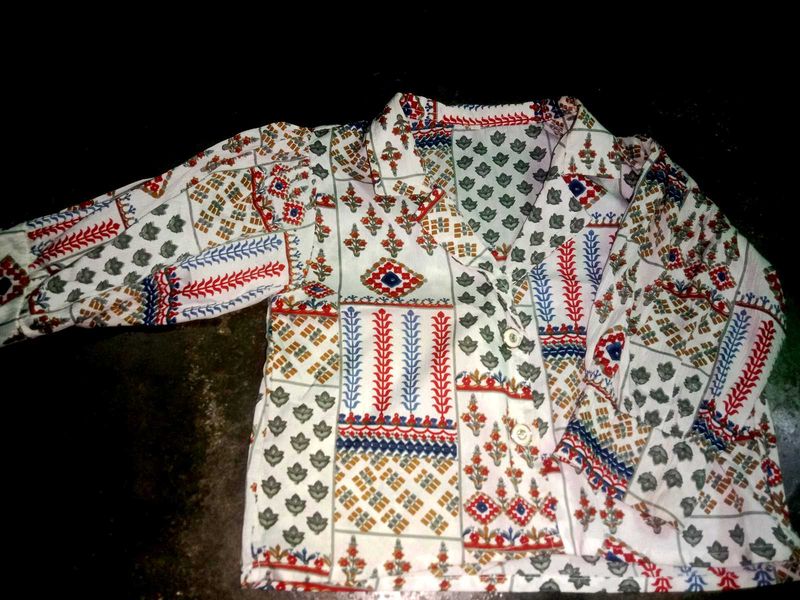 Patterned co- ord set