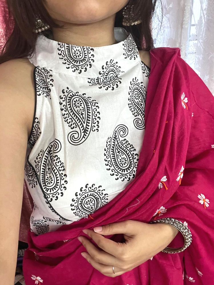 Halter Neck Design Blousee