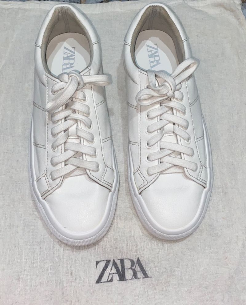 Zara Off-white Chunky Trainer
