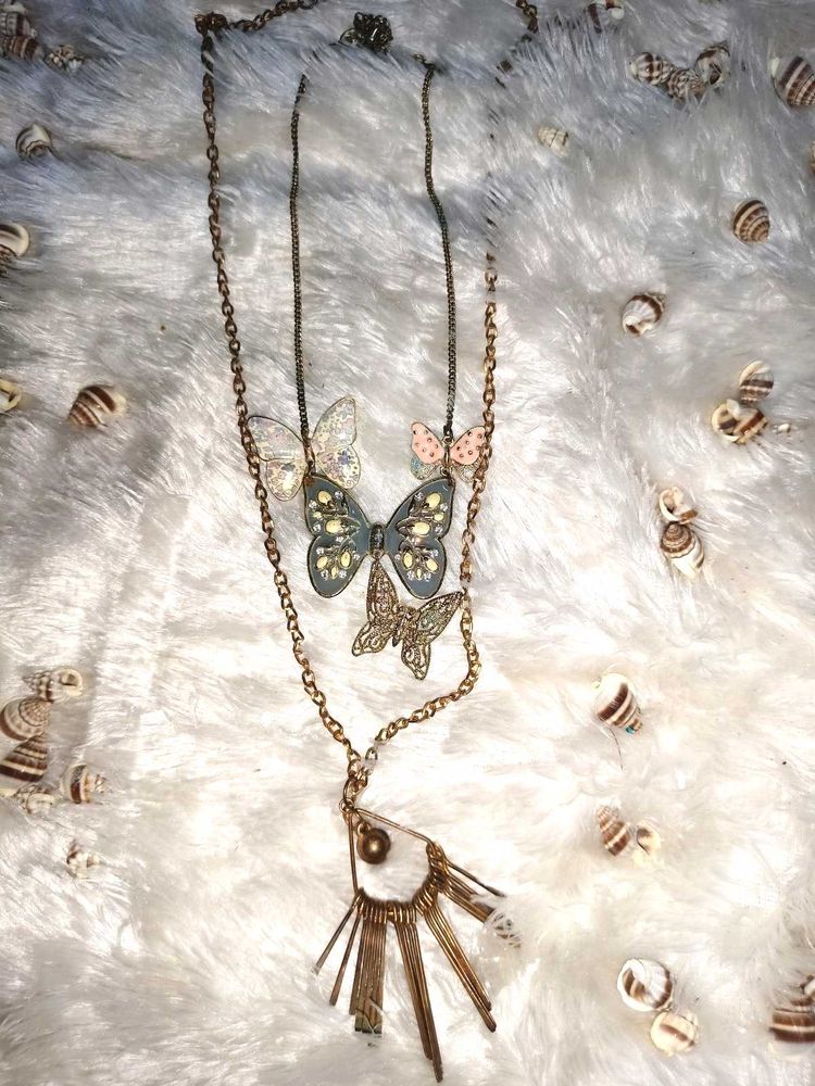 🎁Buy 2 Get 1 Free 🎁Butterfly Pendant Necklace