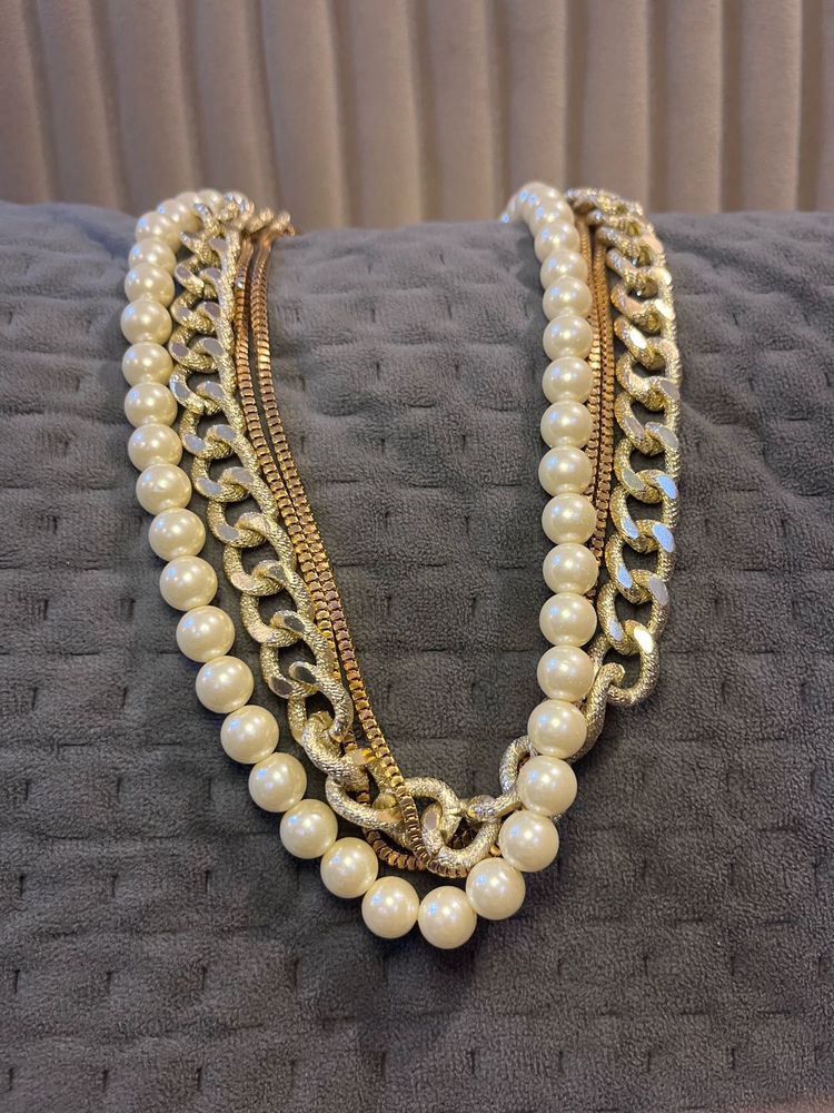 Triple Layer Pearl Necklace