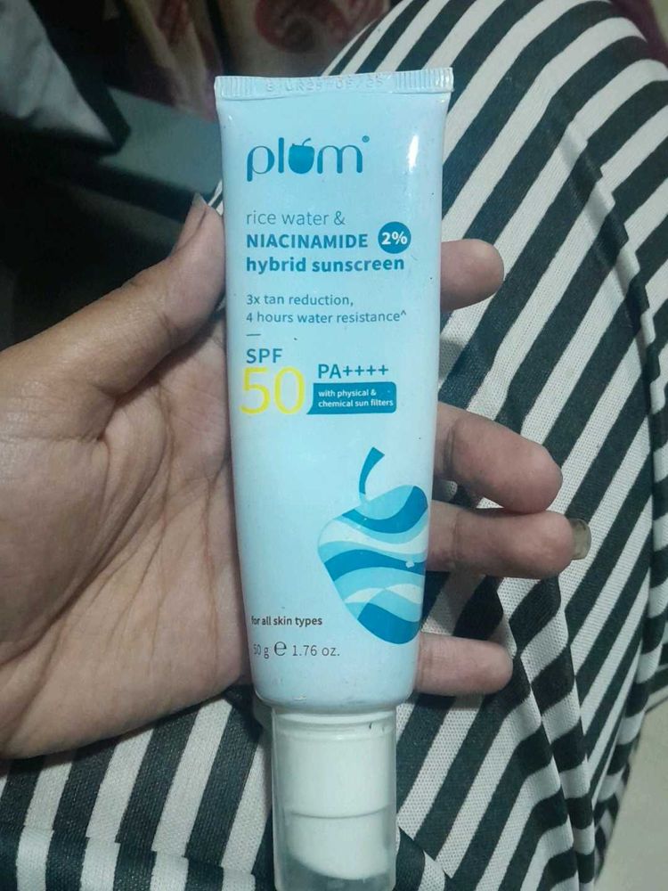 Plum Rice Water Sunscreen SPF 50
